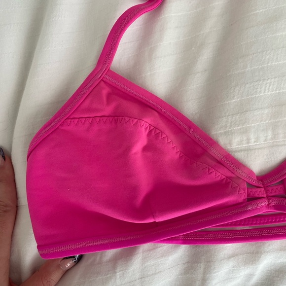 GUC Lululemon Bandha Bra Raspberry Glo Sz 8 - Picture 5 of 9